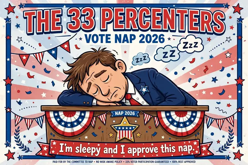 The 33 Percenters campaign ad: Vote Nap 2026
