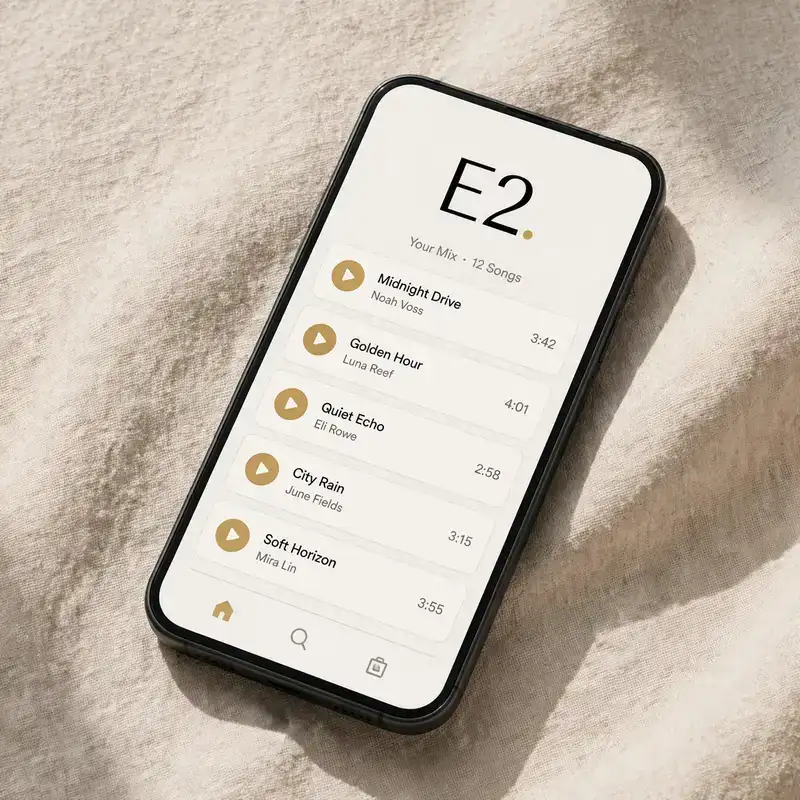 E2 phone profile mockup